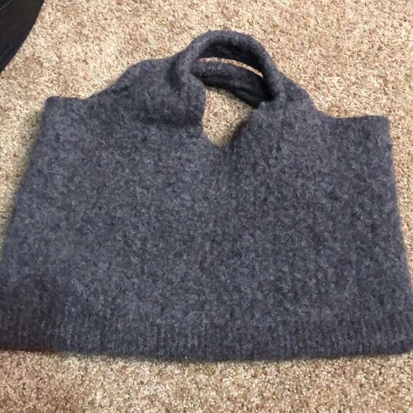 Handmade Wool Tote Bag, 11”x17” - Picture 3 of 9